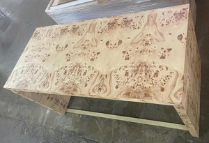 Mesa Consola Minimalista de Madera de Abedul Sólida, Mesa Consola de Madera Burl Hecha a Mano y Personalizada, Mesa de Sofá, Escritorio, ¡Gran Oferta! - Product Image 3