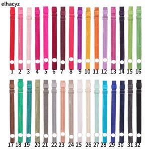 عصابات رأس جديدة بألوان الحلوى، رباط شعر مرن قابل للتعديل مع حلقة بلاستيكية، إكسسوارات شعر للفتيات - Product Image 2