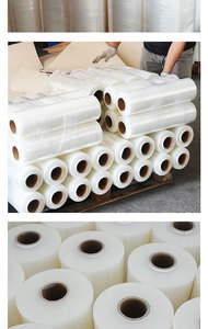 <span class=keywords><strong>Film</strong></span> étirable PE 50 cm transparent, élastique, pour usage agricole, rouleau d'emballage, fabricant - Product Image 6
