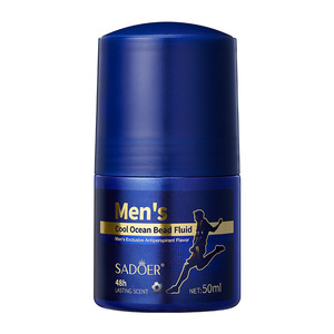Desodorante natural para hombres Fragancia duradera Body Mist <span class=keywords><strong>Roll</strong></span> <span class=keywords><strong>On</strong></span> Desodorante antisudor Antitranspirante para hombres - Product Image 5