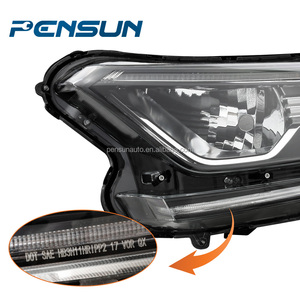 Chất lượng cao PP + ABS Chất liệu Led Đèn Pha ánh sáng cho Honda cho <span class=keywords><strong>CRV</strong></span> 2017-2022 Halogen đèn pha lắp ráp thay thế trái lái xe - Product Image 3