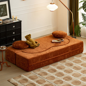 Sofá Moderno de Terciopelo, Sofá Curvo Tapizado para Sala de Estar, Hotel o Lounge - Product Image 4