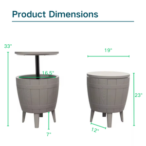 Mát thanh ngoài trời Vườn xô đá nhựa mát bảng cho các bên vườn, bãi biển tụ họp, những buổi dã ngoại và sân sau bbqs - Product Image 6