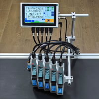 Imprimante à jet d'encre thermique portable TIJ, haute résolution 2100 DPI, 25,4 mm, machine de codage par lots pour bouteilles, plastique et bois
