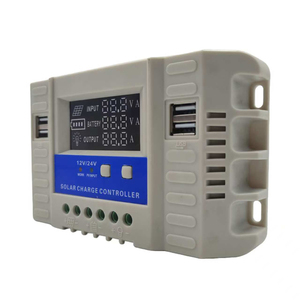 10a 20a 30a 50a 60a सौर बैटरी चार्ज नियंत्रक Pwm 12v/24v 4usb आउटपुट 5v/2a ऑफ ग्रिड सौर नियंत्रक 12 वी - Product Image 6