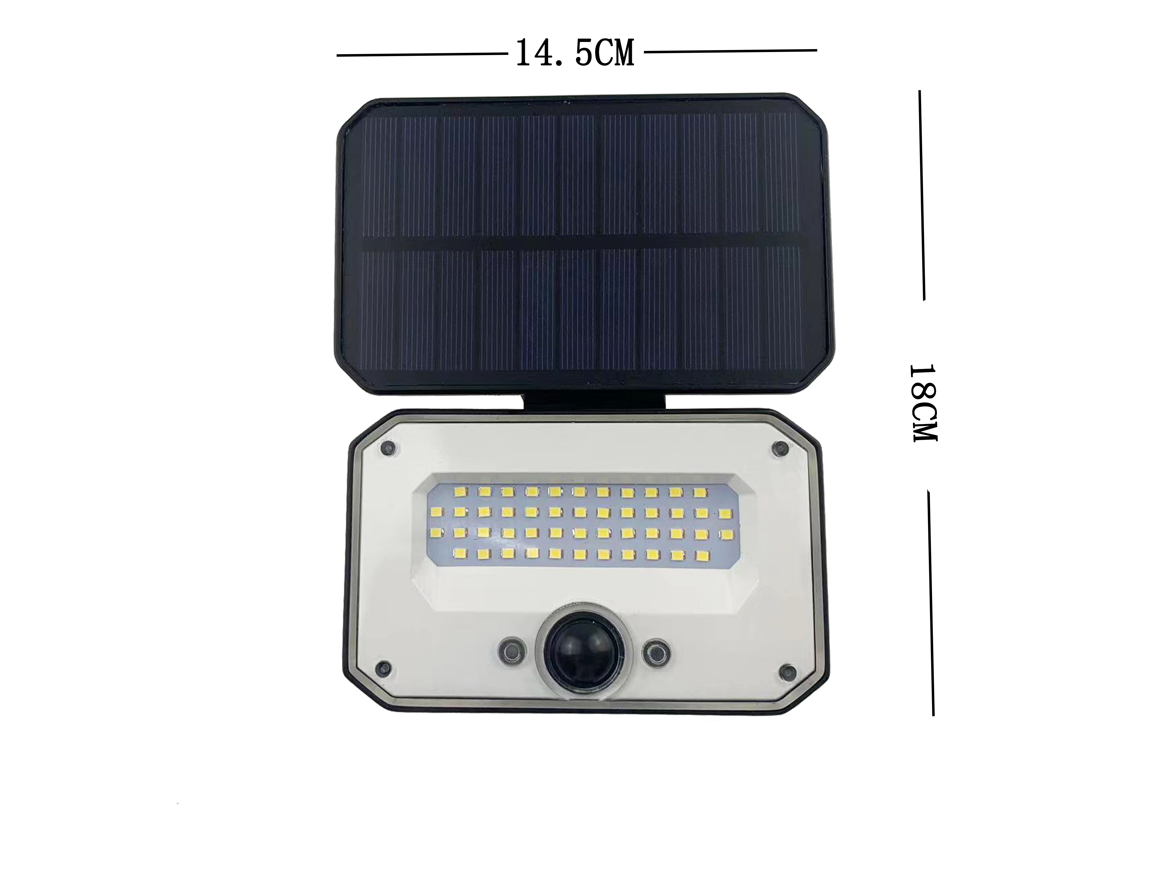 ABE New Products IP65 48 LED Solar PIR Detector Motion Sensor Outdoor Garden Led Wall Light with Remote Controller