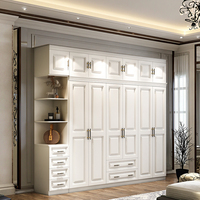 Vente en gros de meubles de grande garde-robe à extrémité ouverte armoire de rangement en MDF armoire de chambre à usage domestique armoire de chambre pour filles