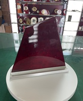 Trophée sportif personnalisé Récompenses Piano fini bois massif acajou étoile plaque en bois vierge