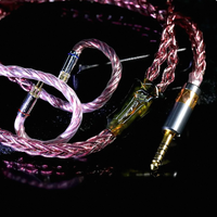 Hakugei Rubine Pro Cotton mixte litz 6N OCC cuivre mise à niveau câble pour écouteurs bricolage ligne de casque hifi
