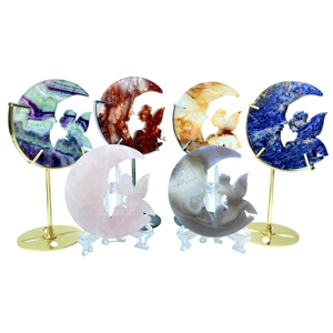 Cristal <span class=keywords><strong>de</strong></span> Reiki Natural <span class=keywords><strong>de</strong></span> Alta Calidad al por Mayor, Artesanía <span class=keywords><strong>de</strong></span> Hadas Lunares para Sanación, Decoración del Hogar y Regalos - Product Image 4