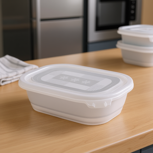 Contenedor Rotho para Almacenamiento de Alimentos Congelados, 500 ml, Juego de 4 para Congelar Comidas - Product Image 3