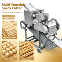 Équipement de découpe automatique de pâte de qualité industrielle pour la production commerciale de snacks croustillants frits, machine à découper ChinChin