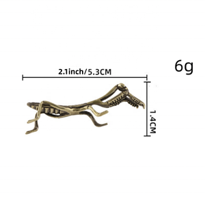 批发尼泊尔实心铜昆虫螳螂摆件雕刻黄铜蜜蜂摆件 - Product Image 2