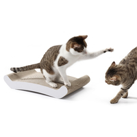 Grattoir à chat en carton simple et moderne, design durable, vente en gros