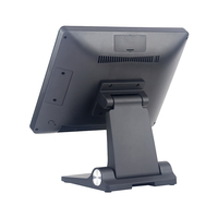 Terminal Punto de Venta Todo en Uno de Escritorio con Pantalla Táctil de 15 Pulgadas, Sistema POS con Windows para Restaurante