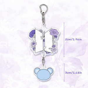 Nouveaux porte-clés de dessins animés Bangtan Boys & <span class=keywords><strong>BT21</strong></span> 2026 |   Image personnalisée, Marchandises K-Pop, Cadeaux pour fans et concerts, Breloques pour sacs - Product Image 2