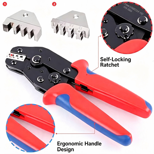 Professional Wire End Ferrule Crimping Plier <b>For</b> VE Type Pin Tube Terminal Electrician Cable Wiring Tool - Product Image 5