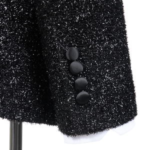 Autunno inverno Jacquard Fashion Design giacca da <span class=keywords><strong>uomo</strong></span> con bottone singolo <span class=keywords><strong>Blazer</strong></span> con risvolto piatto davanti modello Sehe Fashionbisou - Product Image 3