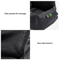 Traversin de siège d'auto pour animaux de compagnie en tissu Oxford personnalisé imperméable pour petits chiens de taille moyenne Lit d'appoint de voiture pour chien durable