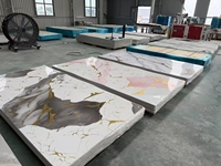 Machine de laminage à chaud QILI MDF/PVC/WPC/PUR - Machine de pressage à chaud pour la production de MDF, facile à utiliser, moteur 20KW 380V