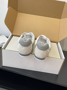 Vilunenes รองเท้ากีฬาหนังแท้แบบผูกเชือกสำหรับผู้ชาย, รองเท้ากีฬา Y-3หรูหราเทรนด์แฟชั่นยางแบน - Product Image 2