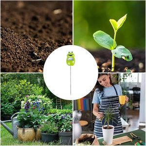 Humidimètre pour plantes de conception grenouille mignonne échelle graduée sonde de 26.5cm pour la mesure du sol utilisation intérieure plantes en pot fleurs - Product Image 4