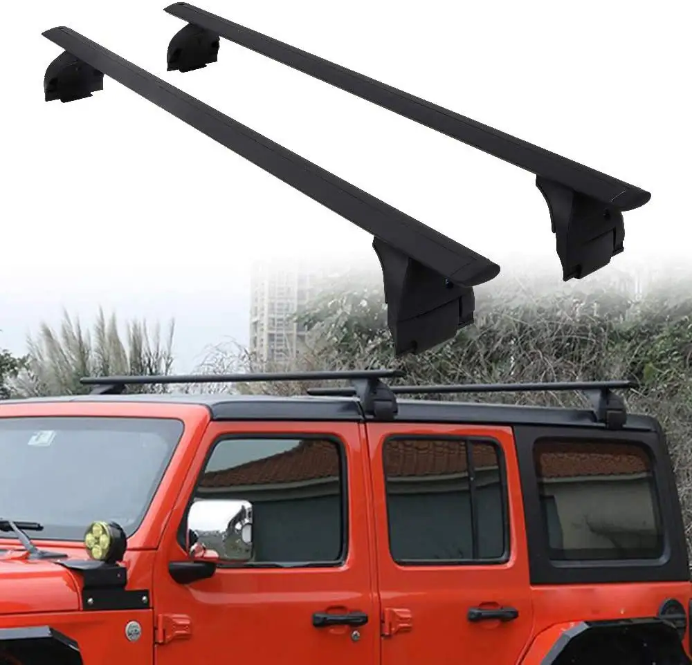 Vente directe d'usine camionnette pièces universelles véhicule tout-terrain porte-bagages barre transversale jeep wrangler 4*4 galerie de toit