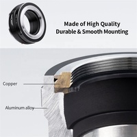 Adaptateur de monture d'objectif haute précision K&F Concept compatible avec les objectifs M42 vers le boîtier d'appareil photo Leica L