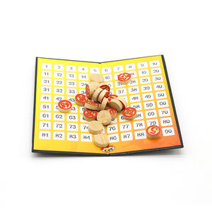 Logo personnalisé cartes de <span class=keywords><strong>bingo</strong></span> reliure parfaite livre de jeu en papier avec couverture rigide impression numérique sur papier couché d'art - Product Image 2