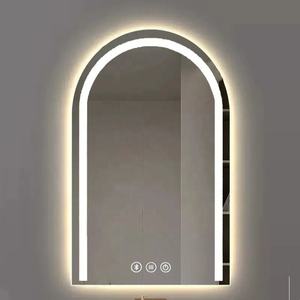 Espejo <span class=keywords><strong>de</strong></span> tocador LED multifuncional montado en la <span class=keywords><strong>pared</strong></span> <span class=keywords><strong>de</strong></span> alta definición personalizado espejo <span class=keywords><strong>de</strong></span> baño espejo inteligente para apartamentos <span class=keywords><strong>de</strong></span> hotel - Product Image 6