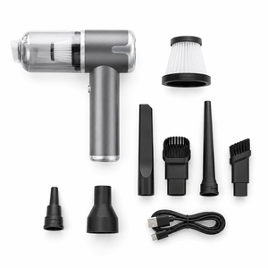 6000Pa Brushed Motor Cordless Handheld Car <b>Vacuum</b> Cleaner Air Duster Inflator Deflator 50W Rechargeable Type C OEM ODM Wholesale - Product Image 5