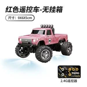 Coche de Control Remoto a Escala 1:64, Aleación, 24Ghz, Luces, Velocidad y Dirección Ajustables, Mini Camioneta Monstruo RC - Product Image 6
