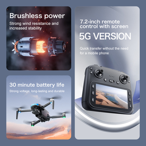 Dron Profesional para Principiantes con Control Remoto 5G, GPS, Gimbal de Tres Ejes y Pantalla, Versión 2026 en Oferta - Product Image 6