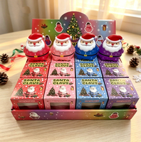 Jouet Squishy en Maltose en Forme de Père Noël, Anti-Stress de Noël, Vente en Gros, Nouveauté Tendance