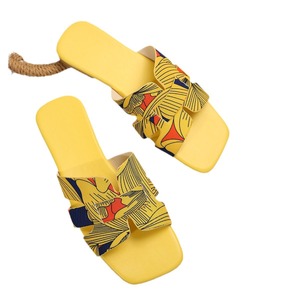 ashion Slippers Women Wear 2024 Summer New Korean Students Fashion Word Graffiti-word Drag Flat Net Red Cool231 231 - Product Image 5