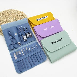 <span class=keywords><strong>Set</strong></span> Manicure <span class=keywords><strong>Professionale</strong></span> di Alta Qualità in Acciaio Inox con Etichetta Privata, Kit 4/12/16 Pezzi con Tronchesine e Accessori per Nail Art - Product Image 1