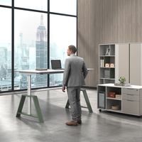 Bureau de poste de travail modulaire Table de bureau intelligente moderne blanche 2 3 4 6 personnes Mobilier de bureau pour espaces ouverts