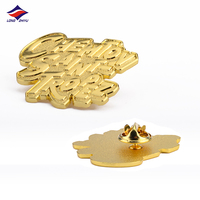 Produsen Pin Bros Logam Longzhiyu, Pin Logo Perusahaan Emas Custom, Grosir Pin Kerah 3D Berongga Spesial