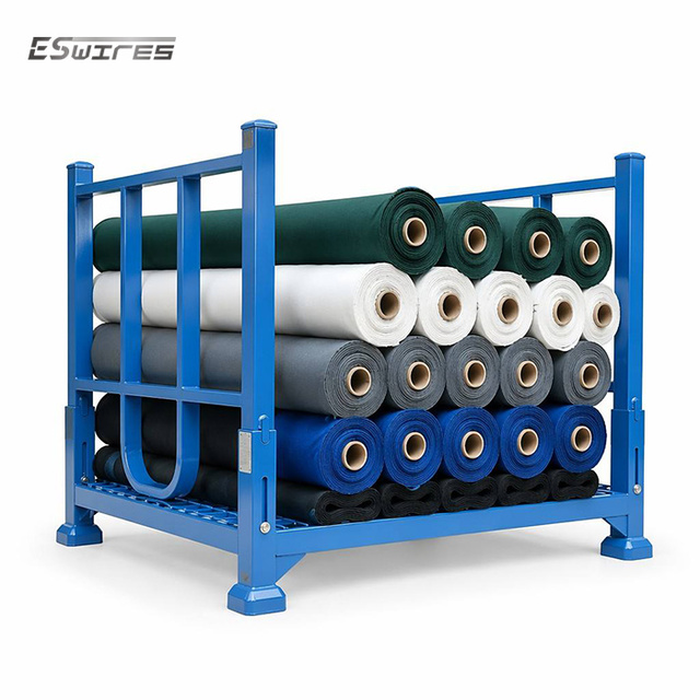 Powder Coated Collapsible Square Tube Color Custom Carpet Stillage Rack Heavy Duty