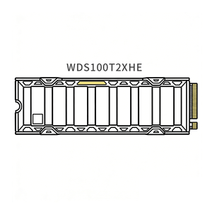 블랙 SN850X 내장형 데스크탑 SSD-2TB PCIE Gen4 7300MB/s 읽기/6600MB/s 쓰기 신제품 히트싱크 포함 WDS100T2XHE 블랙 SN850X 2TB SSD - Product Image 3
