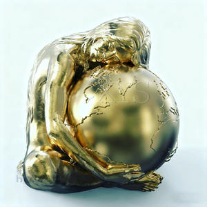 Figura de Bronce Fundido de la Diosa Griega Gaia, la Diosa de la Madre Tierra - Tema de Hadas y Moda - Product Image 3