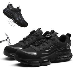 Steel Toe <b>Work</b> Boots Factory Direct Supply <b>Mens</b> Automatic Buckle Anti Smash Anti Puncture <b>Mens</b> Sneakers Safety <b>Shoes</b> - Product Image 3