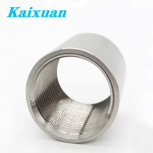 304/316 material stainless steel pipe fitting high pressure full coupling bsp thread fitting