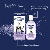 Solution de soin buccal pour animaux de compagnie Kriath, nettoie en douceur la plaque dentaire des animaux, rafraîchit l'haleine et nettoie les dents