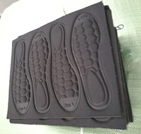 Machine de gaufrage automatique haute fréquence 8KW durable pour semelles de chaussures de sport et semelles à talons hauts