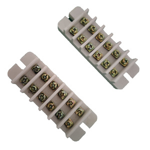 Bloc de bornes à vis en résine, 4 positions, distance entre centres de 62 mm, pour transformateurs, éclairage, électronique - Product Image 3