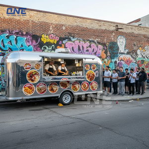 Snack Pizza Taco BBQ <span class=keywords><strong>Hot</strong></span> <span class=keywords><strong>Dog</strong></span> <span class=keywords><strong>Burger</strong></span> Truck Concesión Comida Remolque Camión de comida móvil Totalmente equipado - Product Image 4