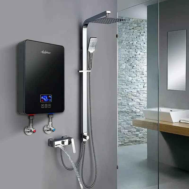 Fabrik preis Marke elektrischer Durchlauferhitzer Haushalt 220v 3500w Touch Control Badezimmer elektrische Dusche Warmwasser bereiter