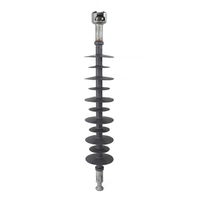 Isolateur de suspension composite polymère haute tension 24 kV, 33 kV, 66 kV, 69 kV, 120 kN