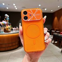 Étui de téléphone magnétique pour grande fenêtre Aurora, coque antichoc pour iPhone 18 PRO MAX, design de couleur personnalisé